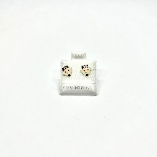 Sterling Silver Cute Stud Earrings