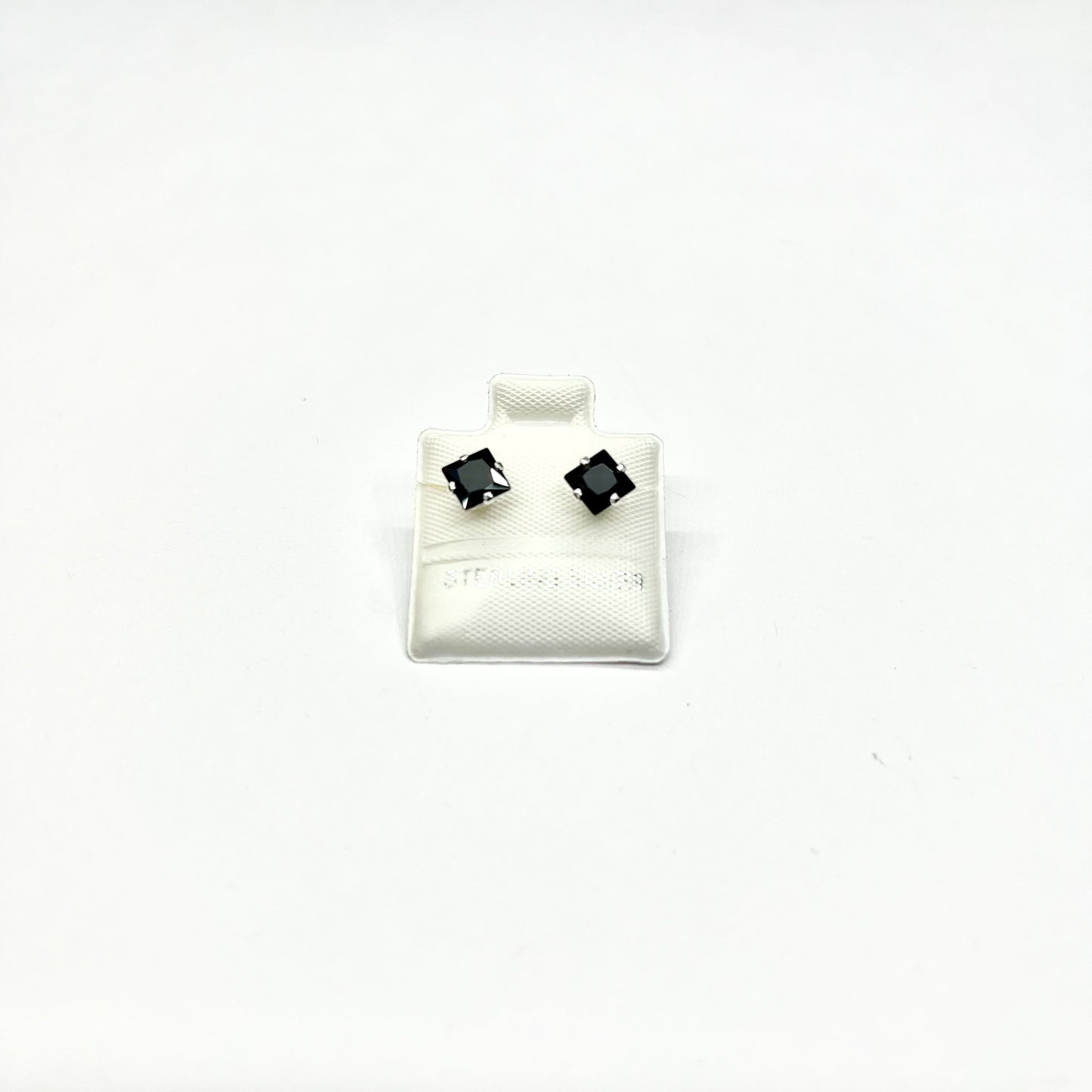 Sterling Silver CZ Small Stud Earrings