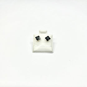 Sterling Silver CZ Small Stud Earrings