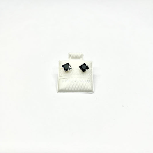 Sterling Silver CZ Small Stud Earrings