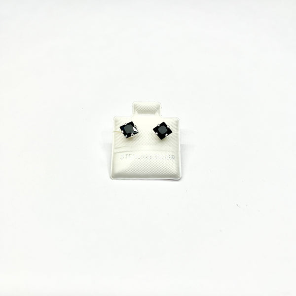 Sterling Silver CZ Small Stud Earrings
