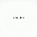 Sterling Silver CZ Small Stud Earrings