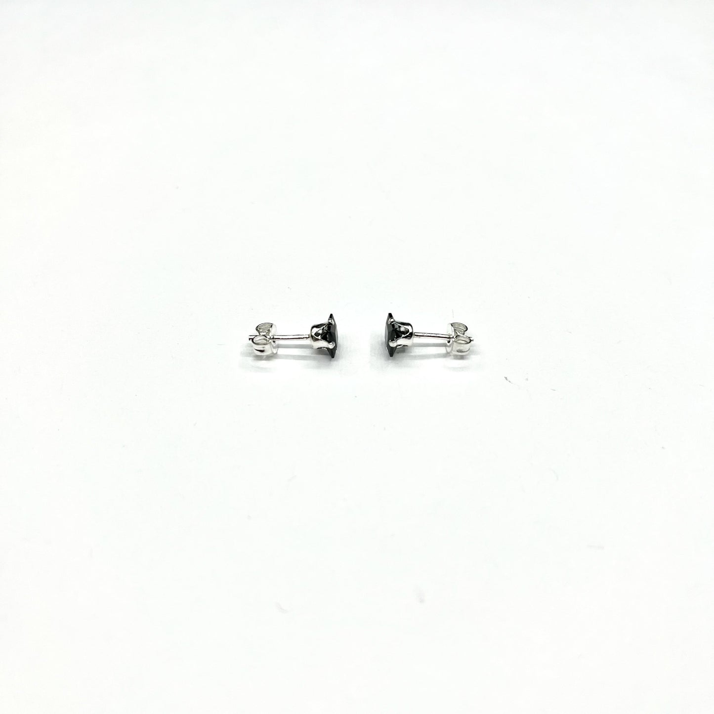 Sterling Silver CZ Small Stud Earrings