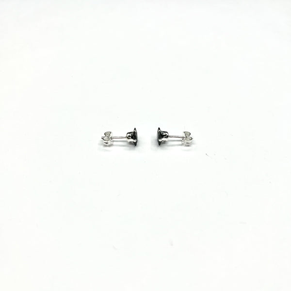 Sterling Silver CZ Small Stud Earrings