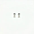 Sterling Silver CZ Small Stud Earrings