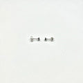 Sterling Silver CZ Mini Stud Earrings