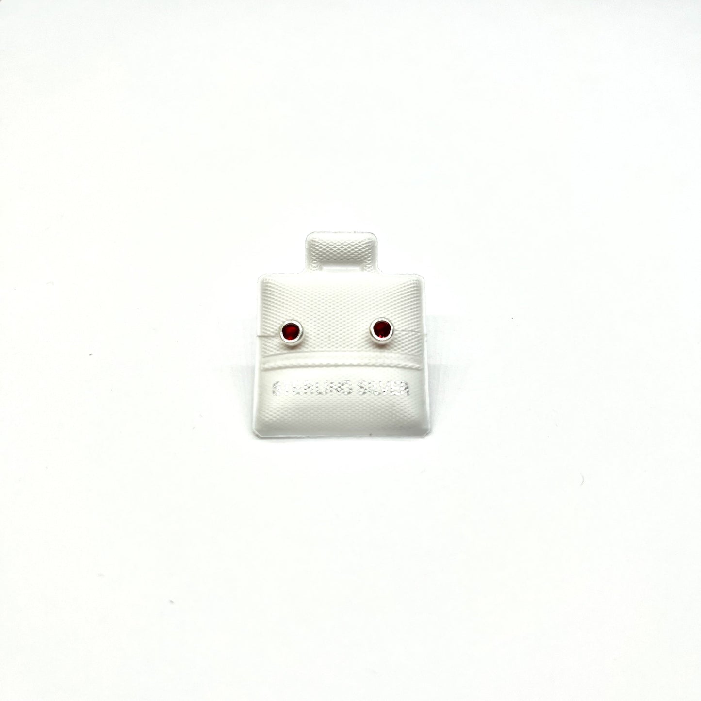 Sterling Silver CZ Stud Earrings