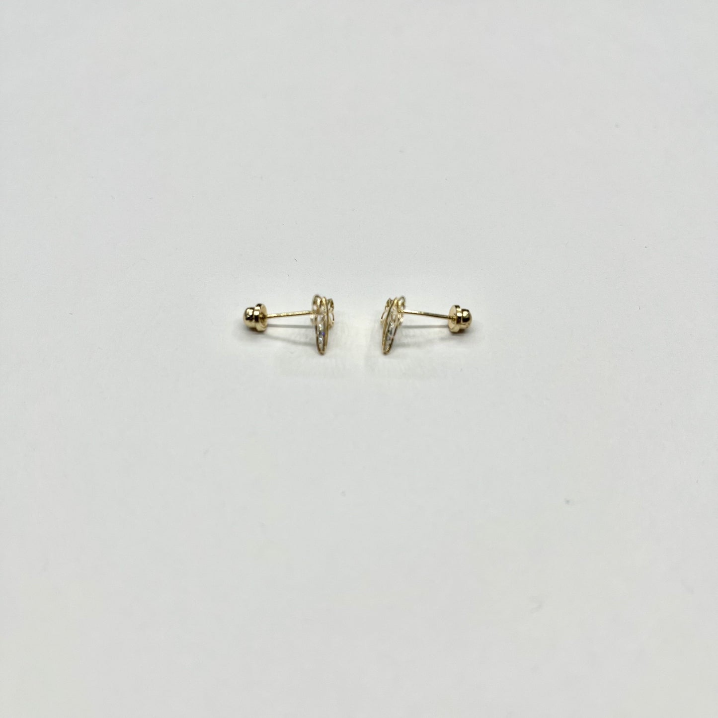 14K Gold Dragonfly Stud Earrings