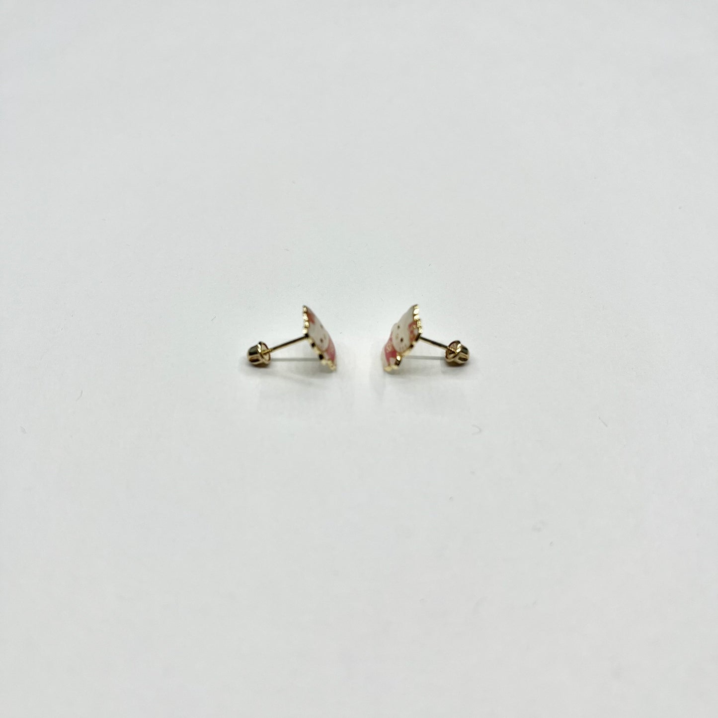 14K Gold Hello Kitty Stud Earrings