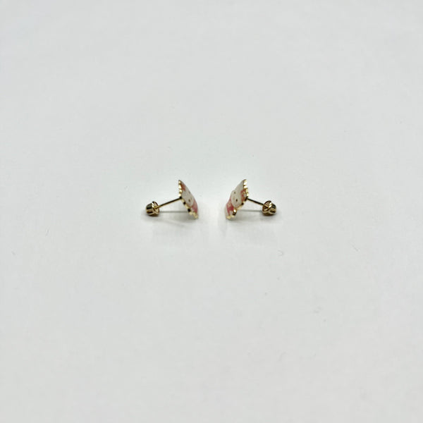 14K Gold Hello Kitty Stud Earrings