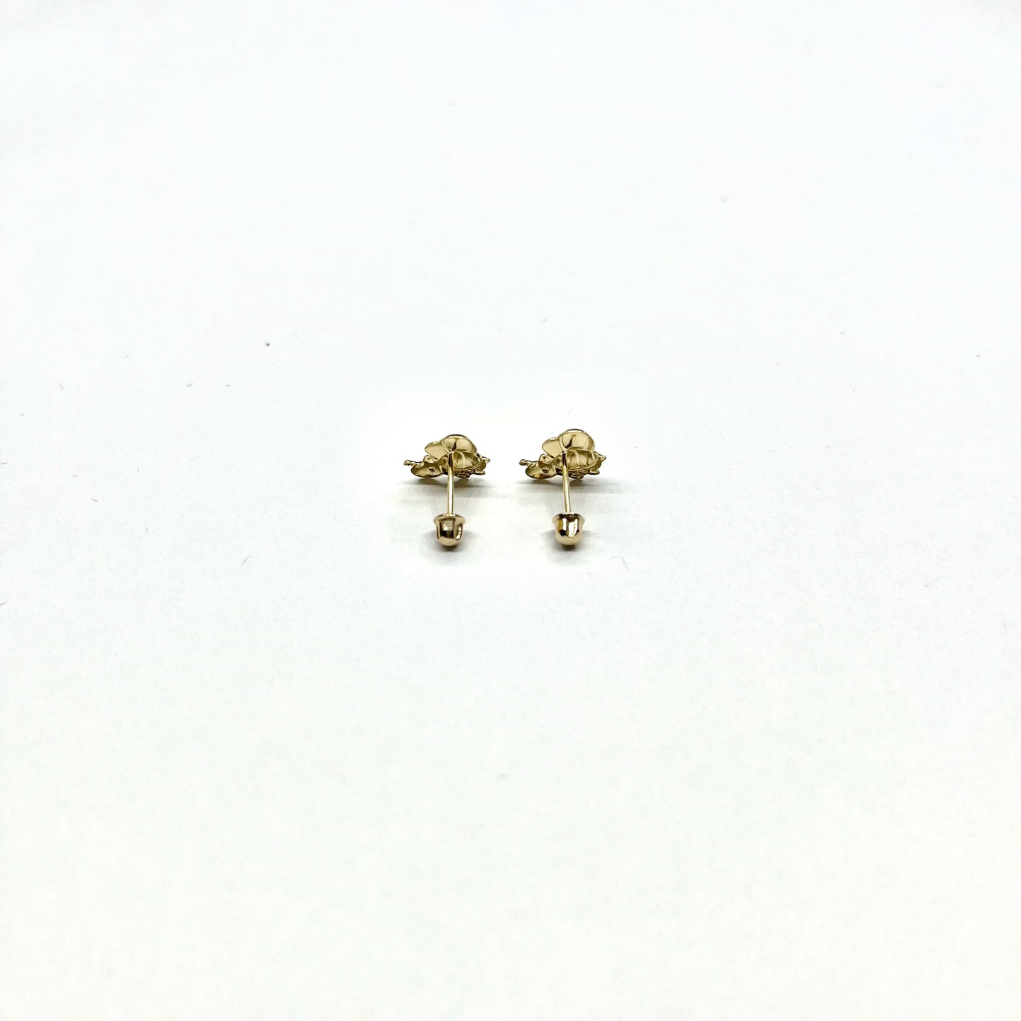 14K Gold Bee Stud Earrings