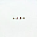 14K Gold CZ Rose Stud Earrings