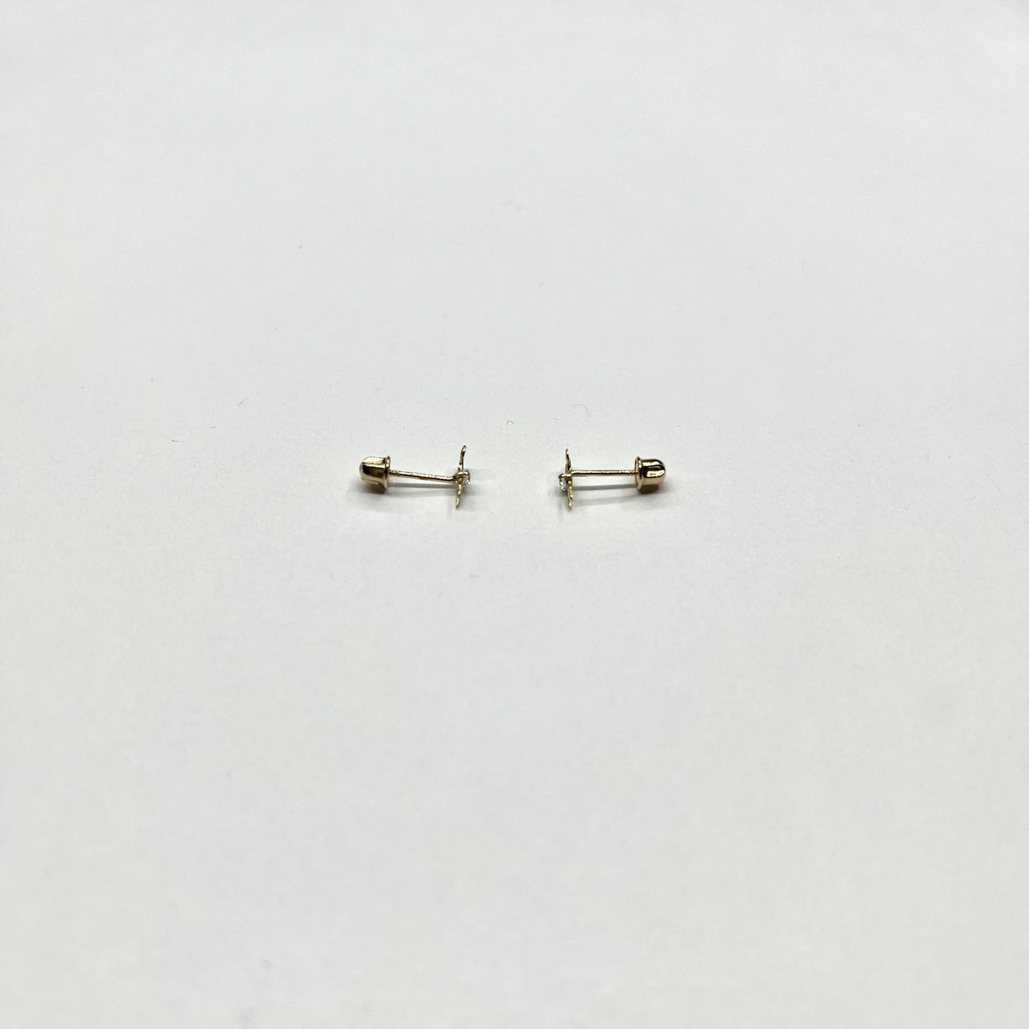 14KY Scissor CZ Stud Earrings